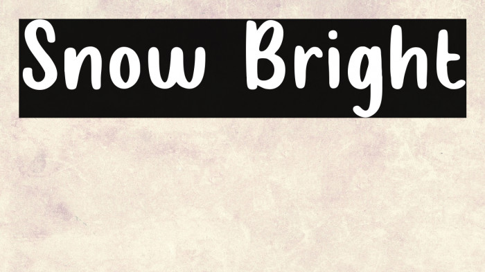 Snow Bright Example 2