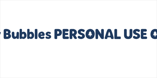 Snow Bubbles PERSONAL USE ONLY! Logo