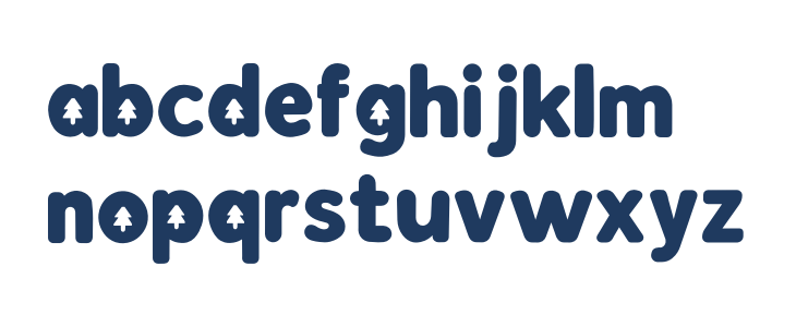 Snow Bubbles PERSONAL USE ONLY! Lowercase