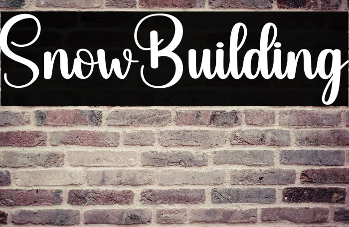 Snow Building Example 1