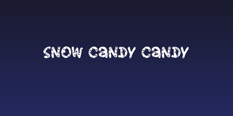 Snow Candy Candy Social Header