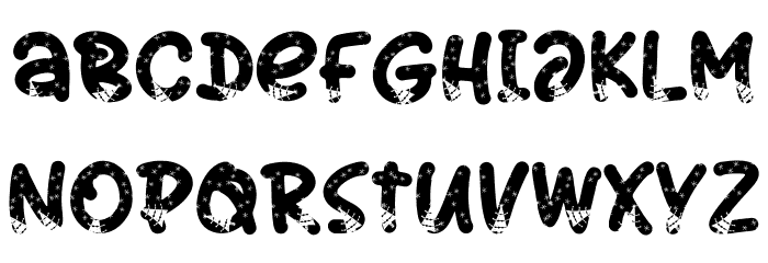 Snow Candy Snow Font Litere mici