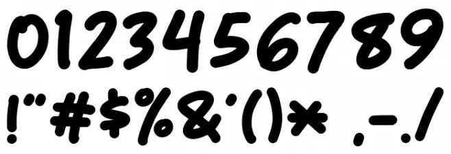 Snow Candy Font OTHER CHARS