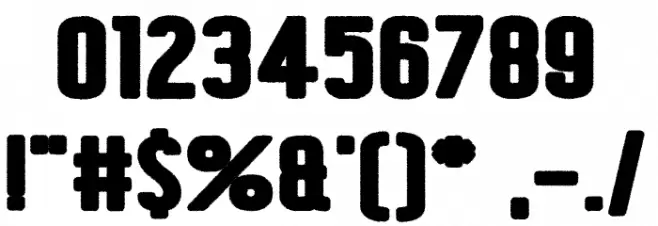 Snow Deep Font OTHER CHARS