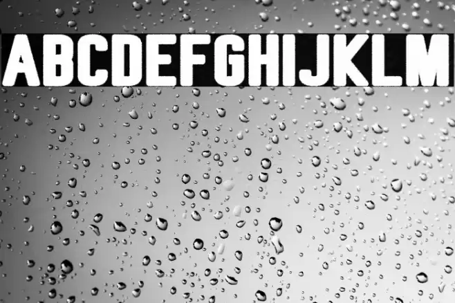 Snow Deep Font examples