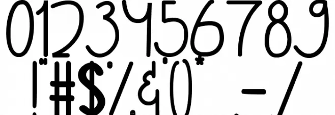 Snow Deer Font OTHER CHARS