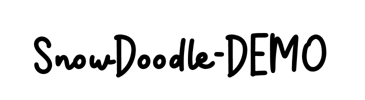Snow Doodle-DEMO  免费字体下载