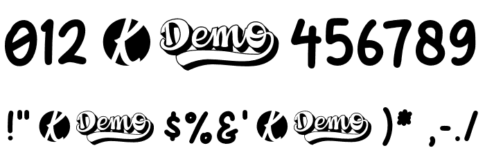 Snow Doodle-DEMO Font OTHER CHARS
