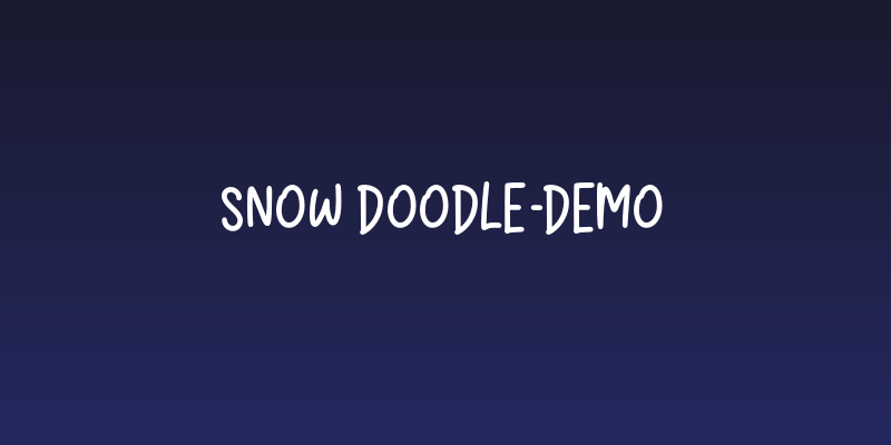 Snow Doodle-DEMO Social Header