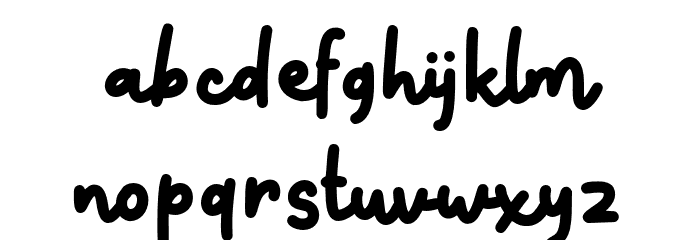 Snow Doodle-DEMO Font LOWERCASE