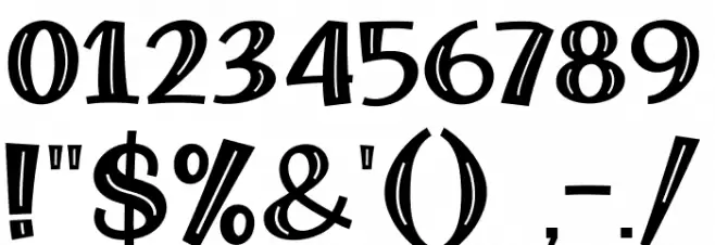 Snow Fairy Font OTHER CHARS