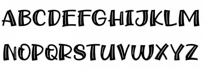 Snow Fairy Font Litere mari