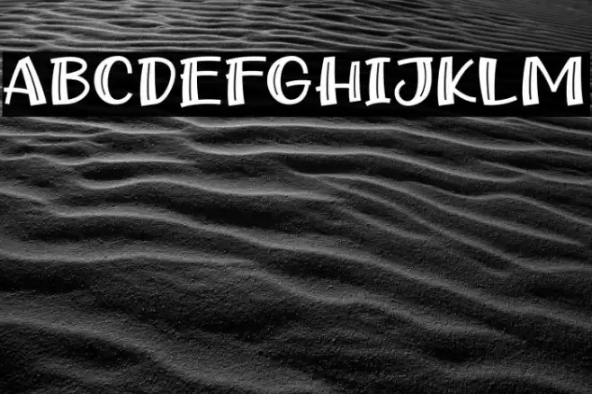 Snow Fairy Font examples