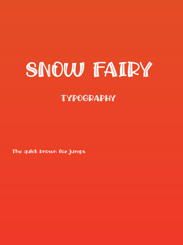Snow Fairy Poster