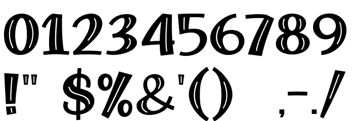 Snow Fairy Font OTHER CHARS