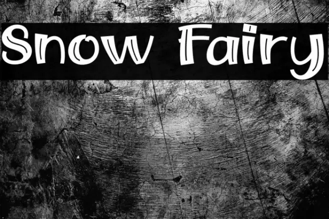 Snow Fairy Font examples