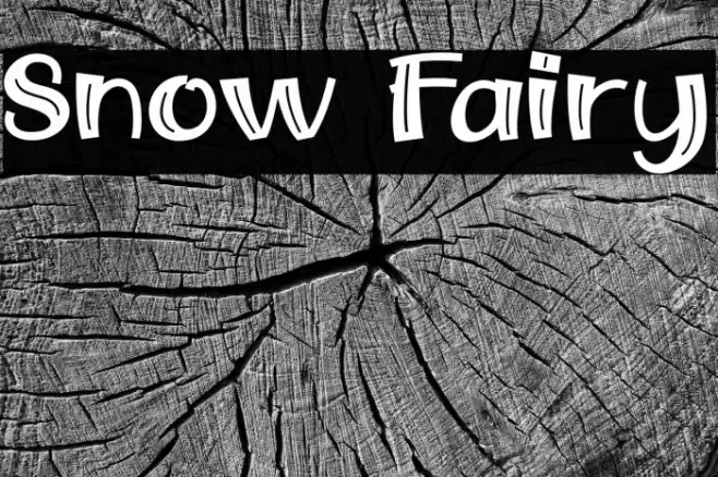 Snow Fairy Font examples