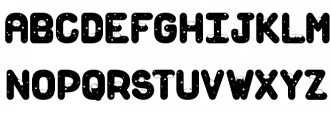 Snow For Santa Font LOWERCASE