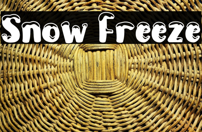 Snow Freeze Example 1