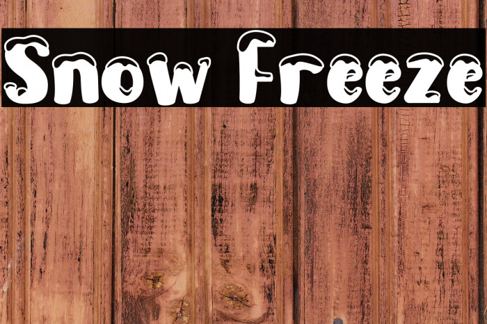 Snow Freeze Example 3