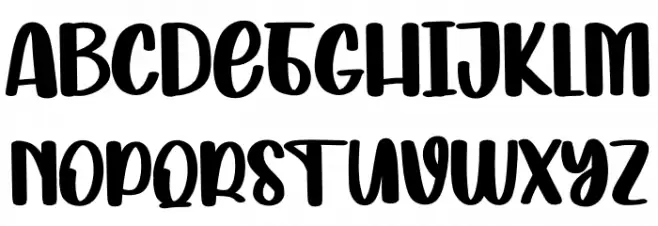 Snow Holiday خط أحرف كبيرة