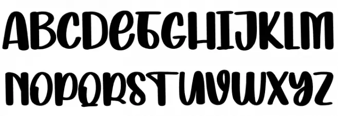 Snow Holiday خط أحرف صغيرة