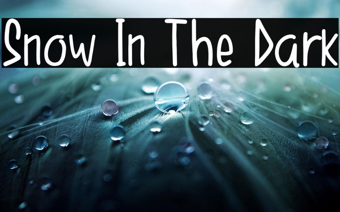 Snow In The Dark Example 2