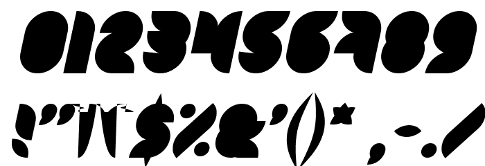Snow Mask Bold Italic Font OTHER CHARS