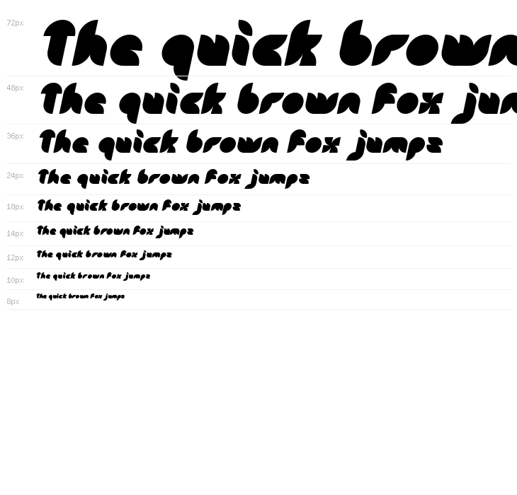 Snow Mask Bold Italic Waterfall