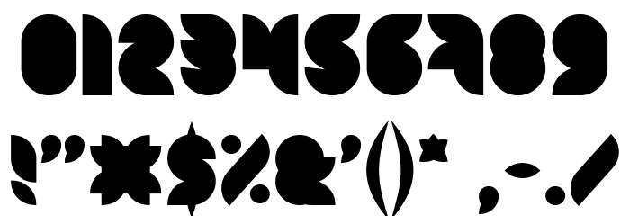 Snow Mask Bold Font OTHER CHARS