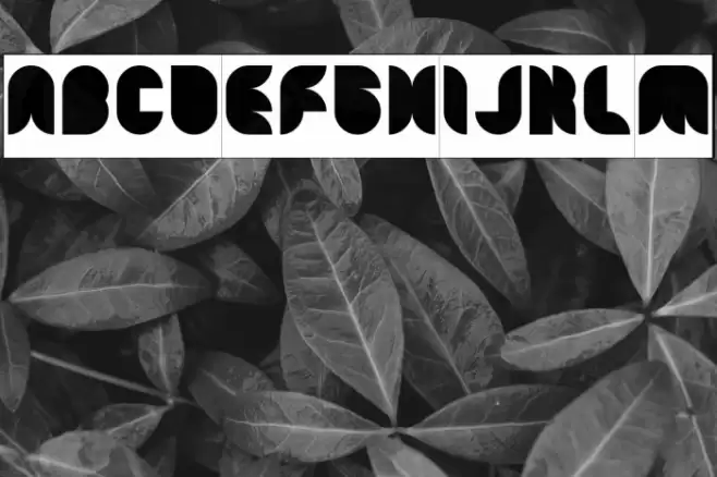 Snow Mask-Inverse Font examples