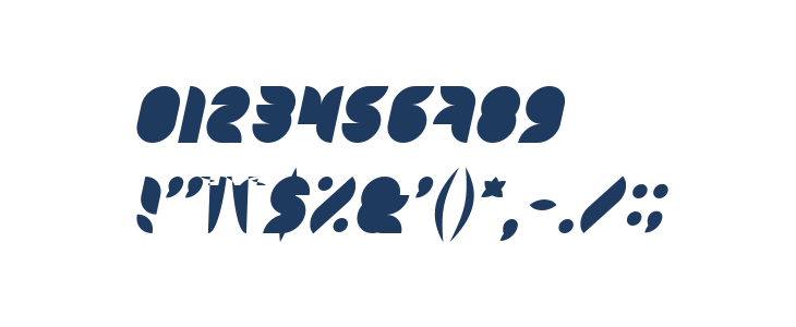 Snow Mask Italic Other Characters