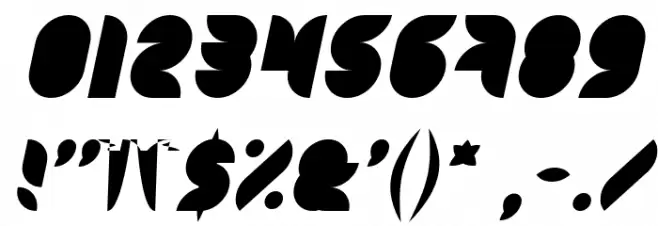 Snow Mask Italic Font OTHER CHARS