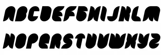 Snow Mask Italic Schriftart Groß