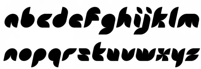 Snow Mask Italic Font Litere mici