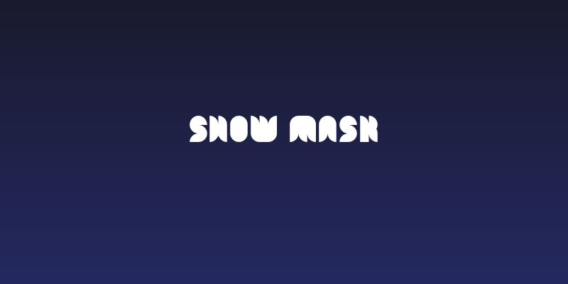 Snow Mask Social Header