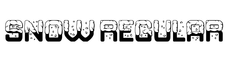 Snow Regular  Fuentes Gratis Descargar