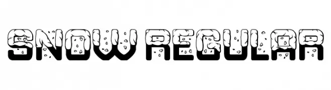 Snow Regular  Frei Schriftart Herunterladen