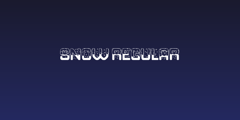 Snow Regular Social Header