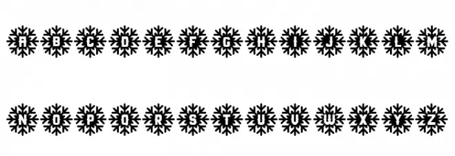 Snow Star Type Fuentes MINÚSCULAS