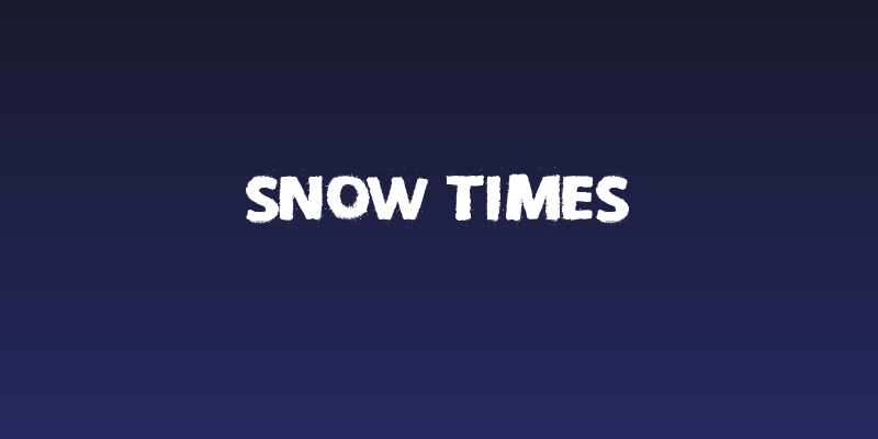 Snow Times Social Header