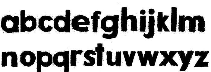 Snow Times Font LOWERCASE