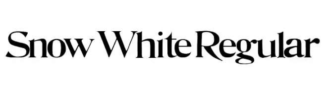 Snow White Regular  Frei Schriftart Herunterladen