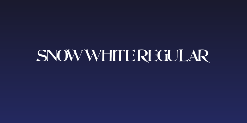Snow White Regular Social Header