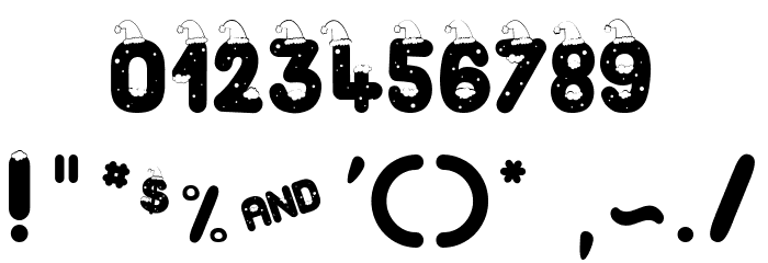 Snow for Santa_PersonalUseOnly Font OTHER CHARS