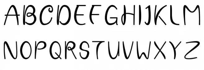 Snow 字体 大写