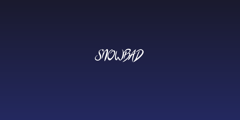 SnowBad Social Header