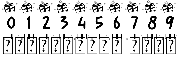 SnowBoom-Christmas Font OTHER CHARS