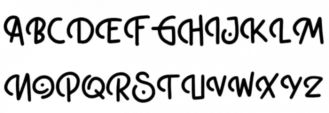 SnowBoom Font Litere mari
