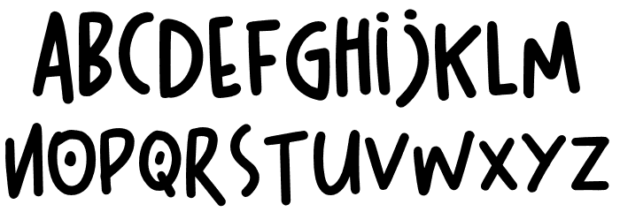 SnowBoom Font LOWERCASE